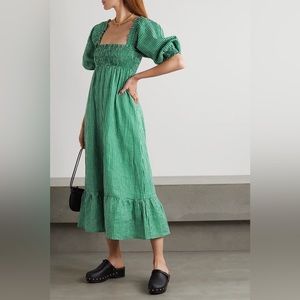 Faithfull the Brand Gingham Dress Size 12, XXL